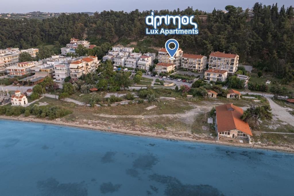 Ammos Lux Apartments Agia Triada  Bagian luar foto